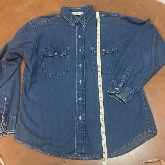 Vintage Dakota denim button up shirt with two buttoned chest pockets - Picture 5 of 5